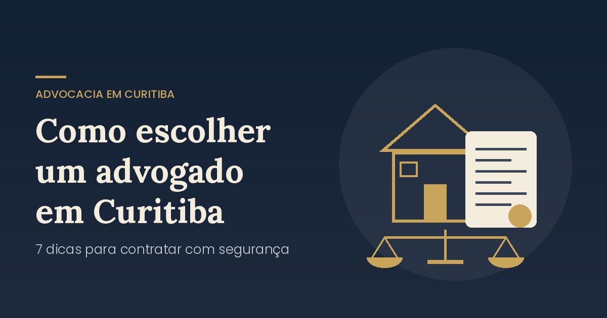 Como escolher um advogado em Curitiba